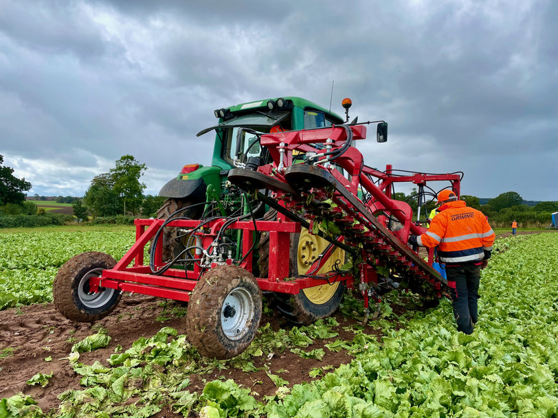 Solution robotique pour l'automatisation de la récolte des salades